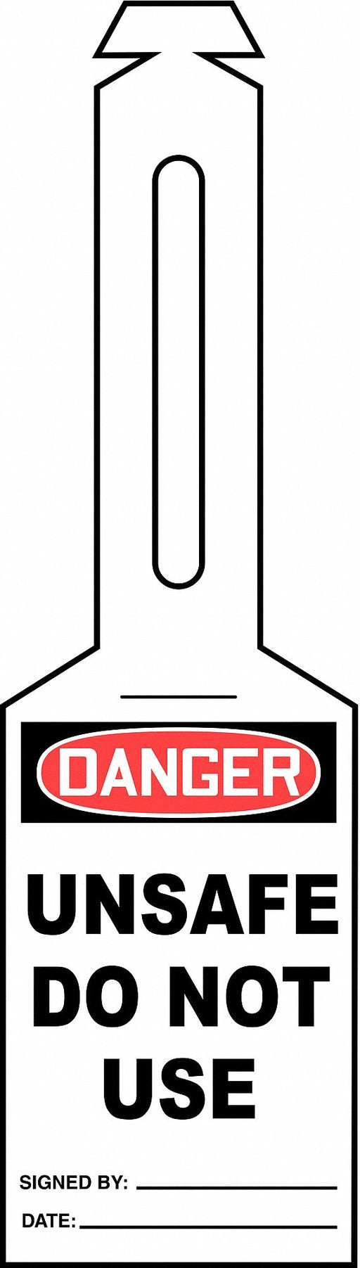 Loop n Strap Danger Tag 5 1/4in H PK25