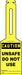 Loop n Strap Caution Tag 5 1/4in H PK25