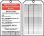Tag White Cardstock 6-1/4inH 3inW PK100