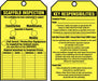 Tag Yellow Cardstock 6-1/4inH 3inW PK250