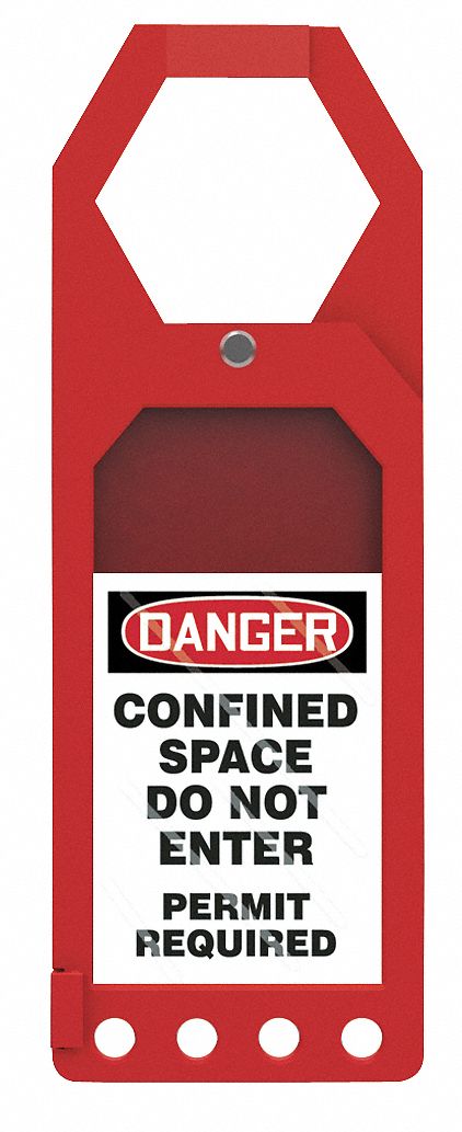 Status Alert Tag Holder 10in H 3 1/2in W