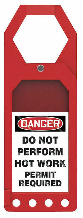 Status Alert Tag Holder 10in H 3 1/2in W