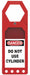 Status Alert Tag Holder 10in H 3 1/2in W