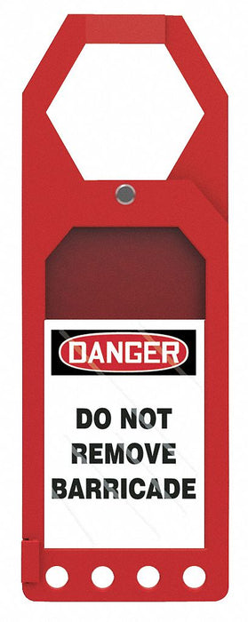 Status Alert Tag Holder 10in H 3 1/2in W