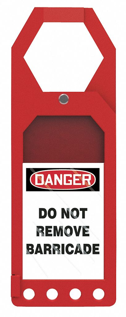 Status Alert Tag Holder 10in H 3 1/2in W