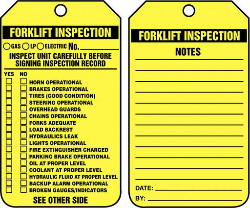Inspection Tag 5-3/4 x 3-1/4 PK25