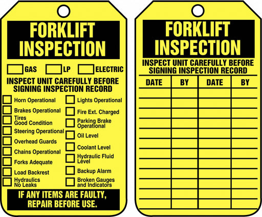 Inspection Tag 5-3/4 x 3-1/4 PK25