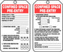 Safety Tag 5 3/4in H 3 1/4in W PK25