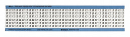 Wire Markers Legend L2 Black/White PK25