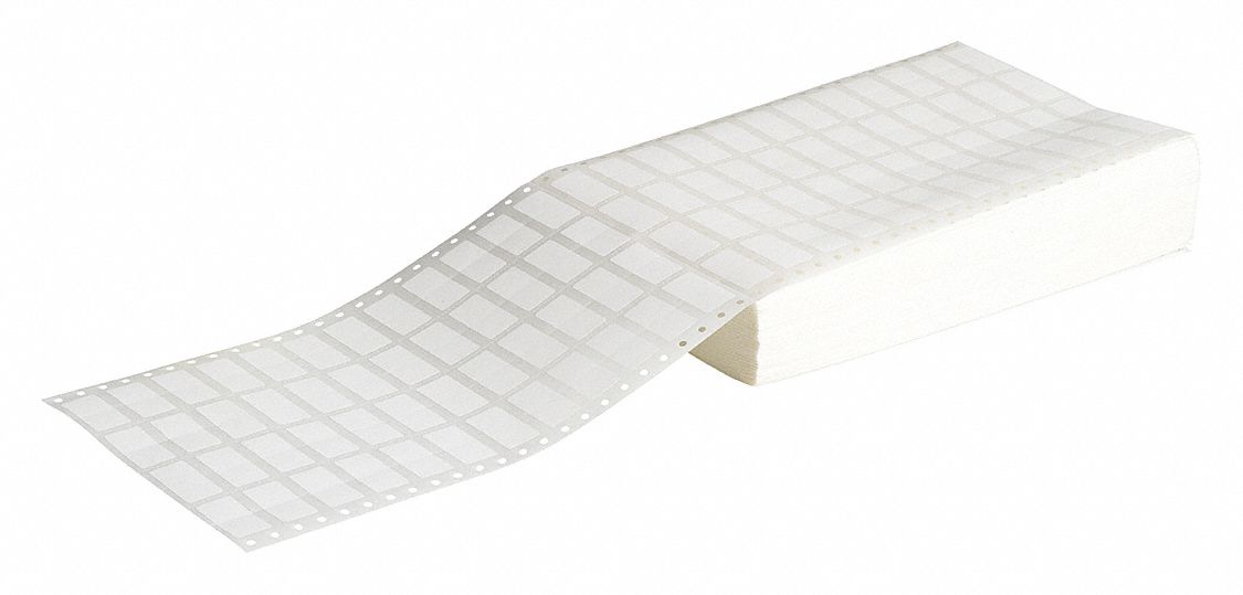 Precut Label Sheet White Polyester