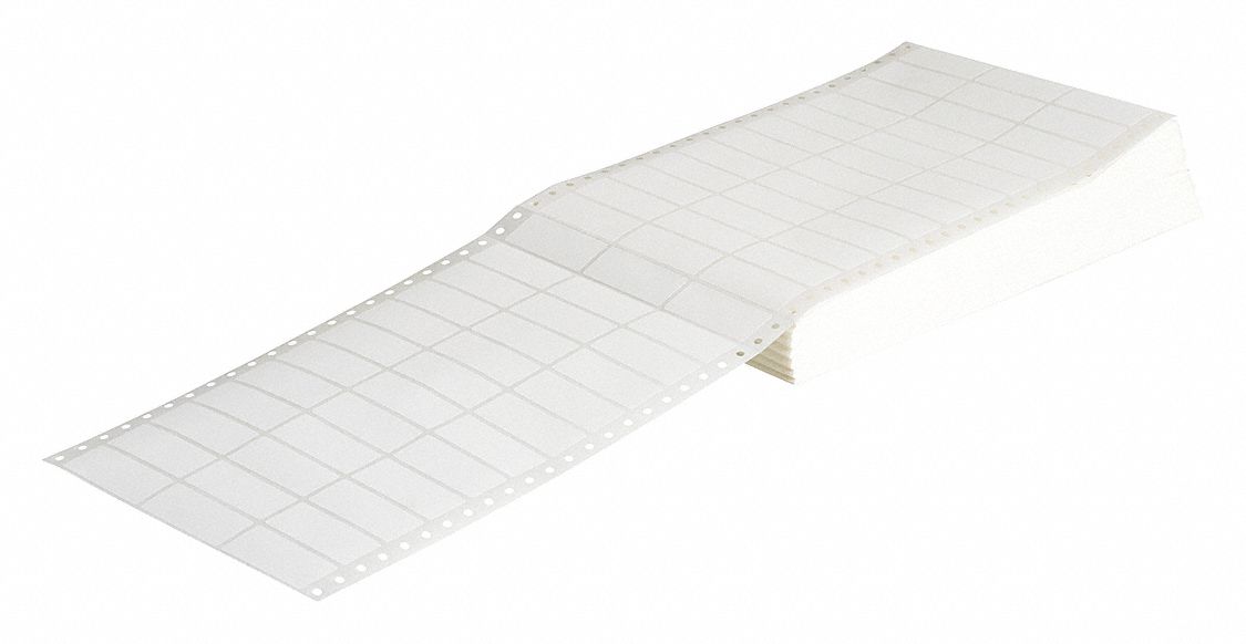 Precut Label Sheet White Polyester