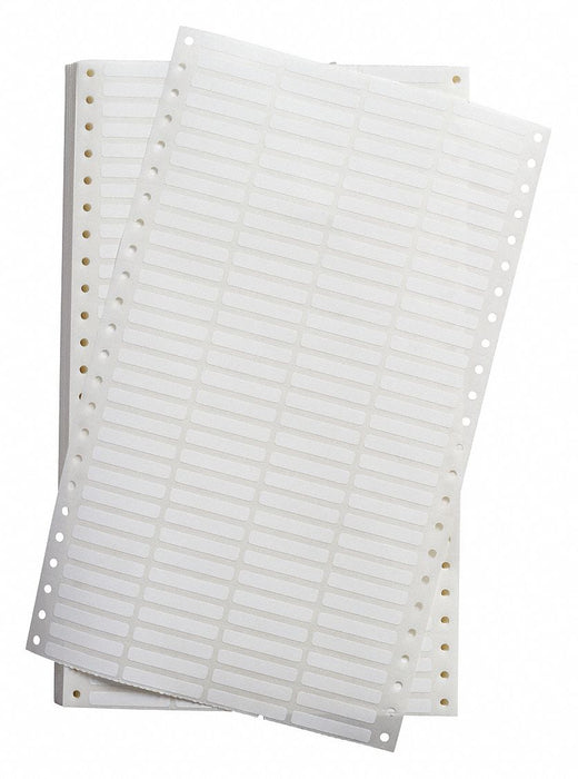 Dot Matrix Labels 1.5 W x 0.25 H Wht