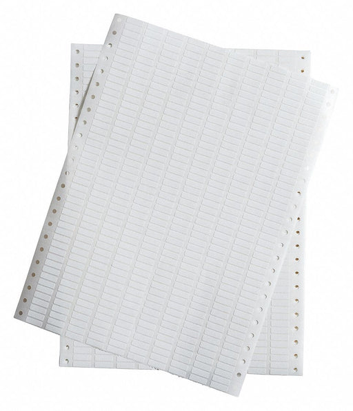Dot Matrix Labels 0.65 W x 0.2 H Wht