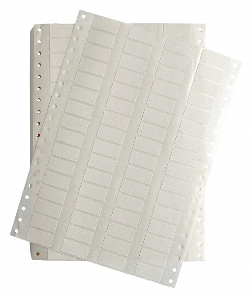 Dot Matrix Labels 1.125 W x 0.53 H Wht