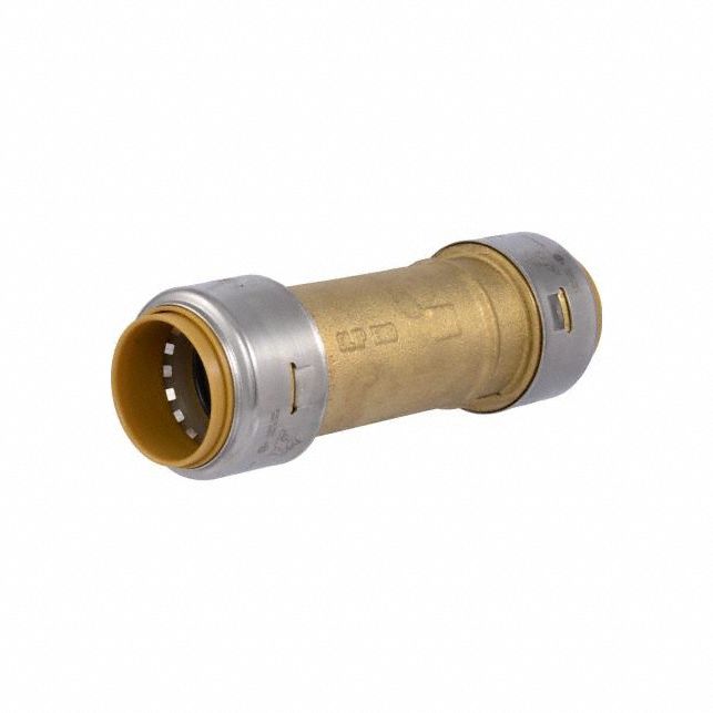 Slip Coupling Silver/Copper Brass 1 