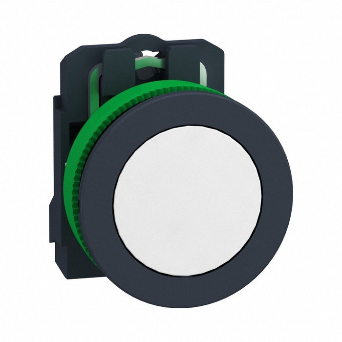 FlushPushButtonOperator NonIllum Wht 1NO