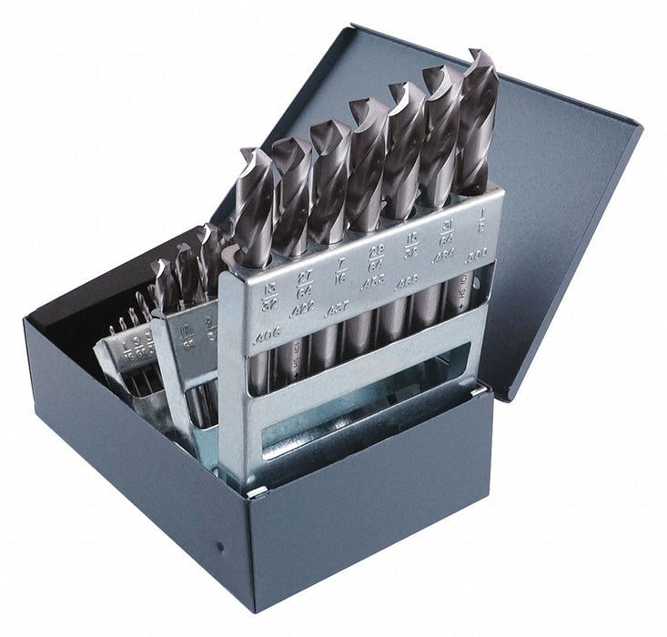 Screw Machine Drill Bit Set 29pc HSS