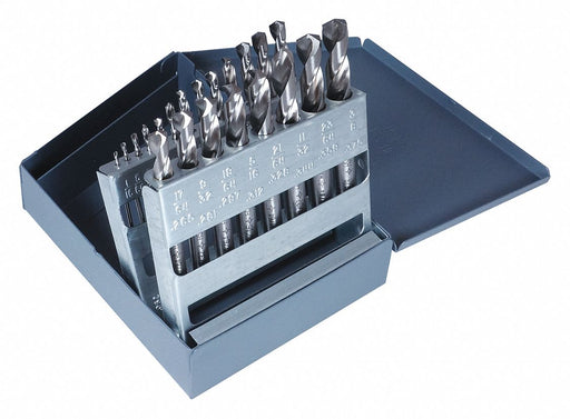 Screw Machine Drill Bit Set 21pc HSS