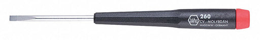 PrecScrDrv Slotted 1/8in Black Round