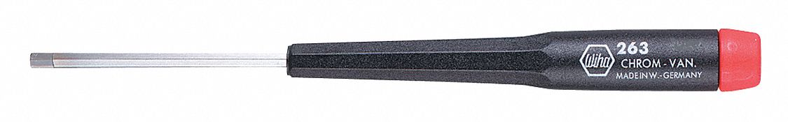 PrecisionScrDrv Hex 4mm Black Round