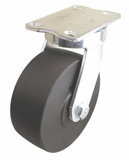 Plate Caster Swivel Nylon 8 H