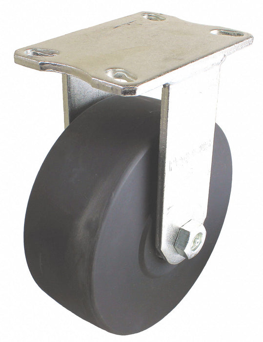 Plate Caster Rigid Nylon 8 H