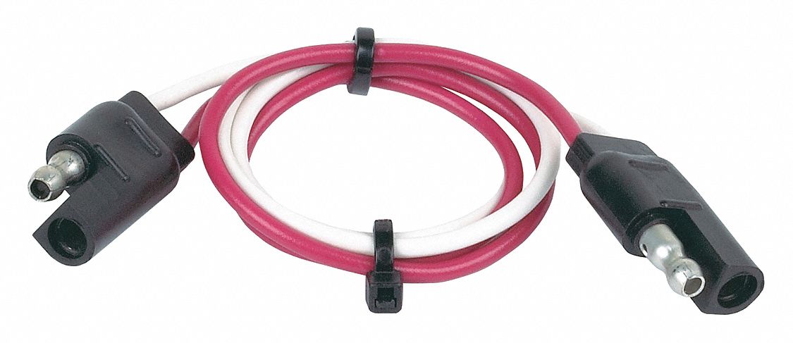 Flat Electric Connector 2-Way 12 in