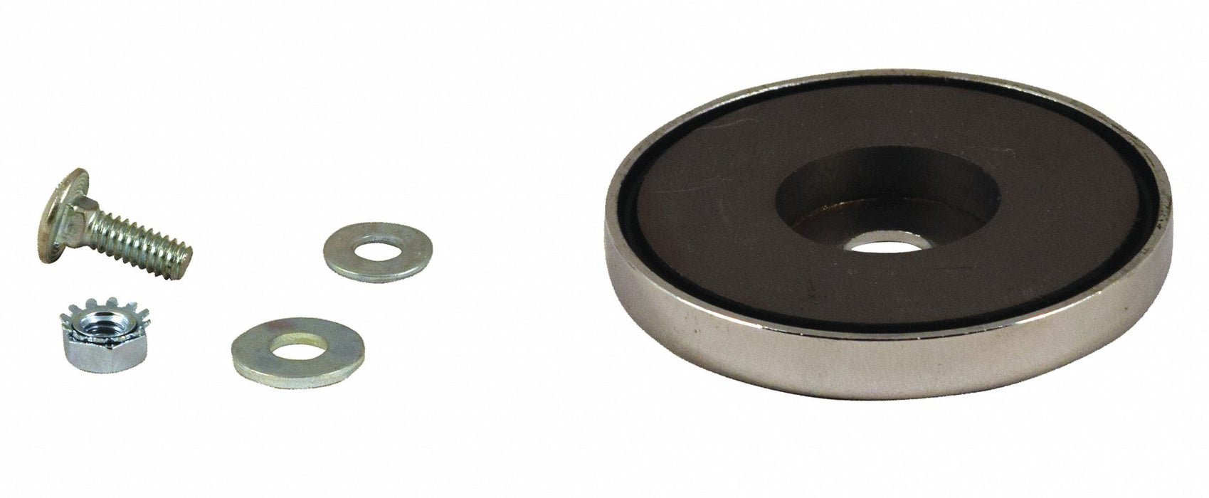 Magnetic Bracket SS Silver 3 1/4 W