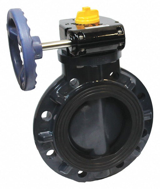 Valve Wafer PVC 8 Pipe Sz Gear Handle