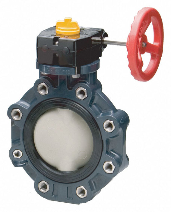 Valve Lug PVC 4 Pipe Sz Gear Handle