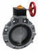 Valve Wafer CPVC 8 Pipe Sz Gear Handle