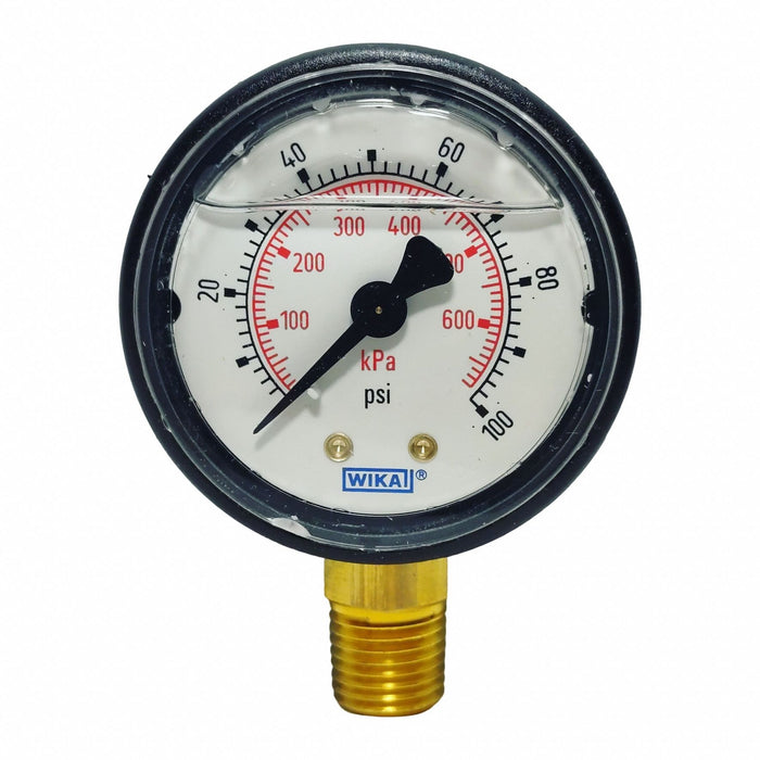 Pressure Gauge 2 Dial Size Bottom
