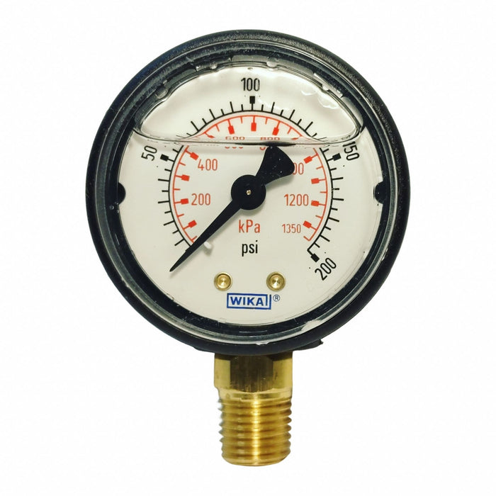 Pressure Gauge 2 Dial Size Bottom