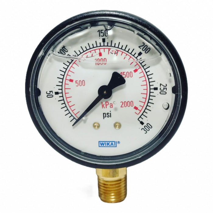 Pressure Gauge 2-1/2 Dial Size Bottom