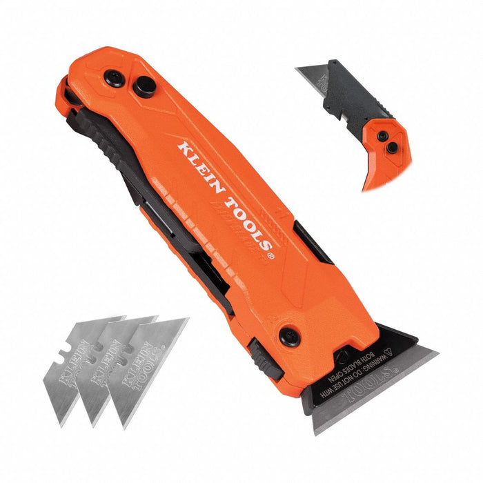 Folding Utility Knife Steel Blade