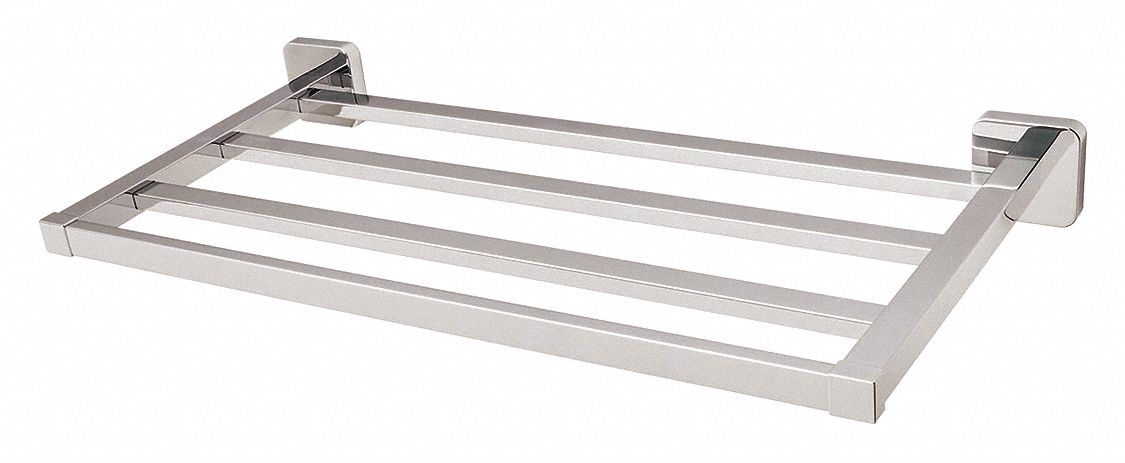Towel Rack Brass 9 5/8 in Overall W