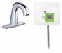 Mid Arc Chrome Chicago Faucets EQ Curved
