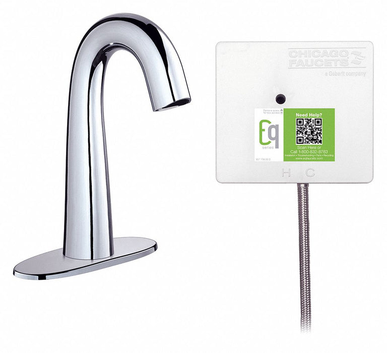 Mid Arc Chrome Chicago Faucets 0.5gpm
