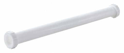 Double End Extension Tube White Drain