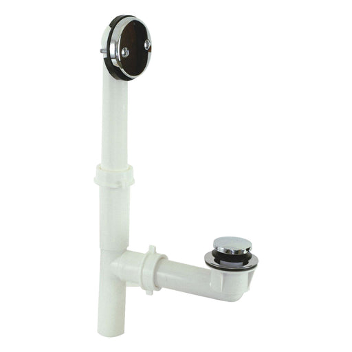 Tip-Toe Bath Waste Silver Pipe 1-1/2 dia