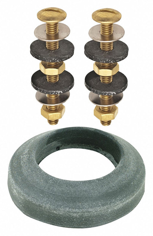 Tank to Bowl Kit Brass Stainless Steel
