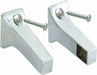 Towel Bar Brackets Zinc 1 3/8 in H PR