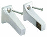 Towel Bar Brackets Zinc 1 3/8 in H PR