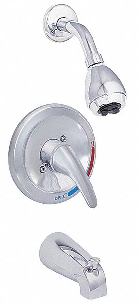Pressur Bal Tub Shower Set Ez-Flo Chrome