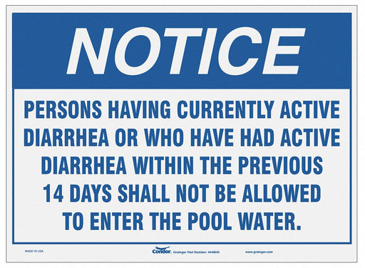 Safety Sign 14 inx14 in Polyethylene