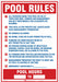 Safety Sign 28 in x 20 in Polyethylene