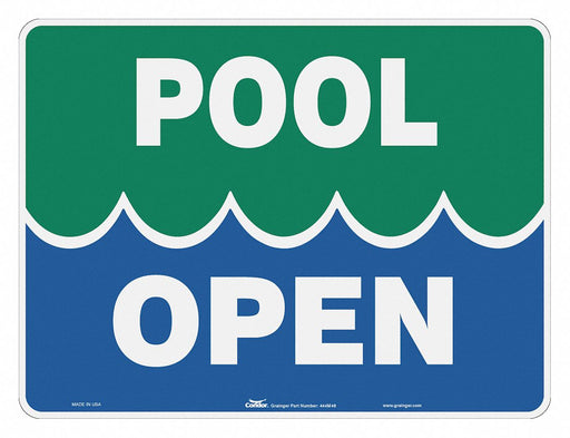 Safety Sign 18 in x 24 in Aluminum
