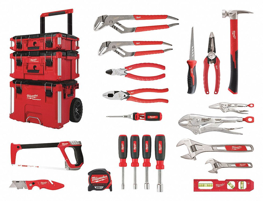 Electricians Kit 18 pcs. Uninsulated