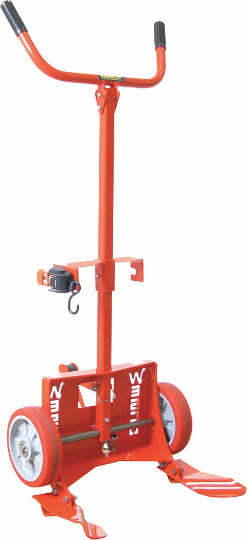 Drum Hand Truck 1000 lb Steel Orange