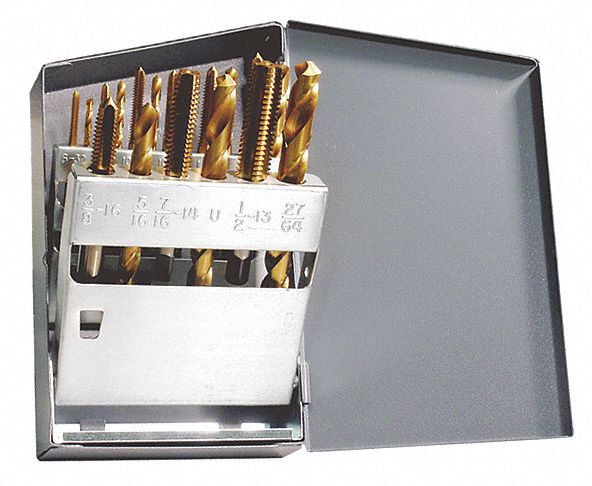 Drill Bit and Tap Set 18 UNC Plug